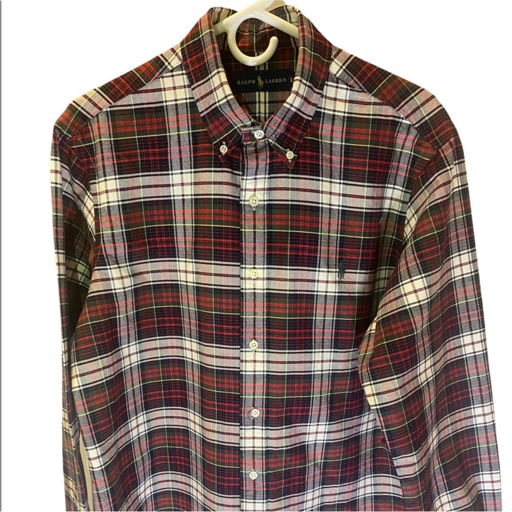 XL - Polo Ralph Lauren Classic Fit Plaid Oxford Shirt rn #41381